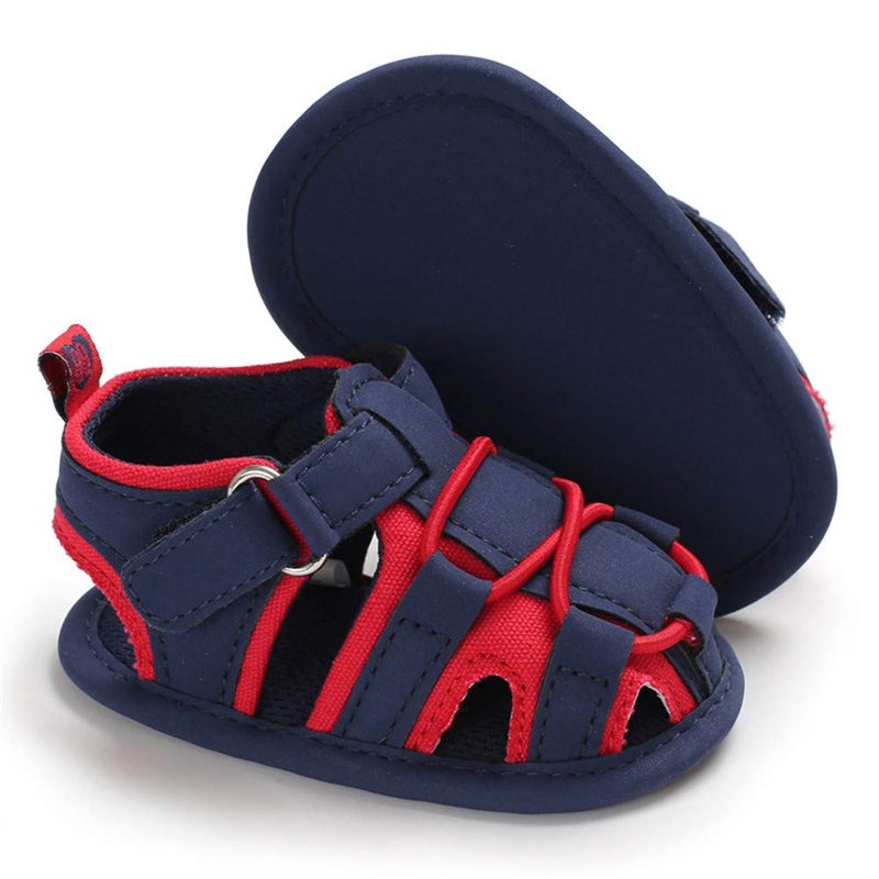HsdsBebe Infant Baby Boys Girls Summer Beach Sandals Breathable Athletic Anti-slip Soft Sole Newborn First Walker Crib Shoes - Image 3